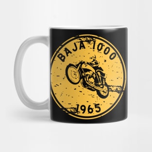 Vintage Motorcycle Race Baja 1000 1962 Mug